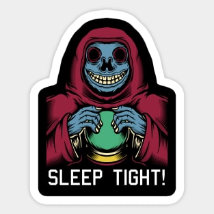 Halloween Costume Scary Skeleton Skull Face Horror Party Sticker